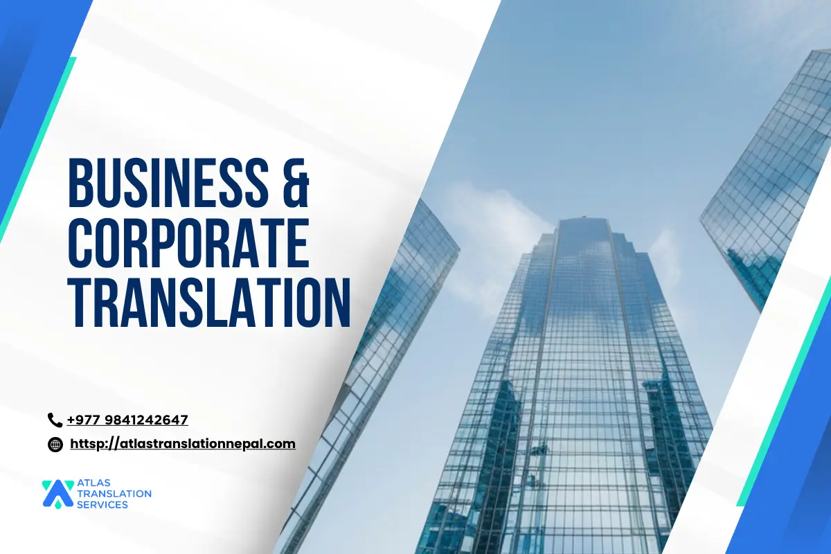 Business & Corporate Translation